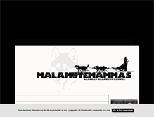 Tablet Screenshot of malamutemamma.blogg.se