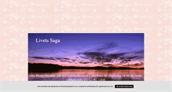 Desktop Screenshot of livetssaga.blogg.se