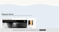 Desktop Screenshot of mysan207.blogg.se