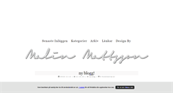 Desktop Screenshot of maliinmattsson.blogg.se
