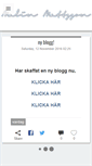 Mobile Screenshot of maliinmattsson.blogg.se