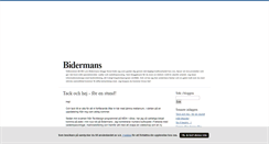 Desktop Screenshot of bidermans.blogg.se