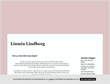 Tablet Screenshot of linnlin.blogg.se