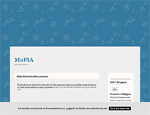 Tablet Screenshot of mafia.blogg.se