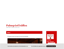 Tablet Screenshot of palmqvisttraffen.blogg.se