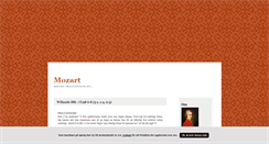 Desktop Screenshot of mozart.blogg.se