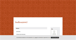 Desktop Screenshot of indien2007.blogg.se