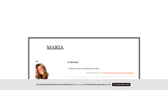 Desktop Screenshot of mariadjurstrom.blogg.se