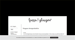 Desktop Screenshot of hannaiglasgow.blogg.se