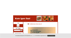 Desktop Screenshot of lisaholm.blogg.se