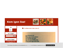 Tablet Screenshot of lisaholm.blogg.se