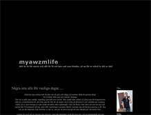 Tablet Screenshot of myawzmlife.blogg.se