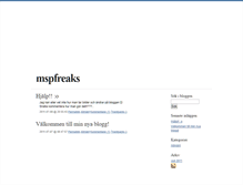 Tablet Screenshot of mspfreaks.blogg.se