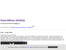 Tablet Screenshot of ponnysnillarna.blogg.se