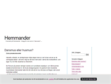 Tablet Screenshot of hemmander.blogg.se