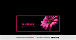 Desktop Screenshot of leksingen.blogg.se