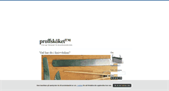 Desktop Screenshot of proffskoket.blogg.se