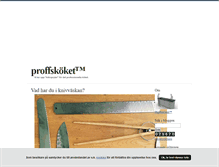 Tablet Screenshot of proffskoket.blogg.se