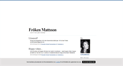 Desktop Screenshot of mattssonmadeleine.blogg.se