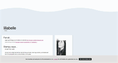 Desktop Screenshot of lillabelle.blogg.se