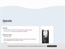 Tablet Screenshot of lillabelle.blogg.se
