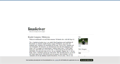 Desktop Screenshot of linaskriver.blogg.se