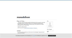Desktop Screenshot of manaolofsson.blogg.se