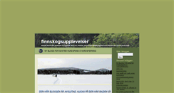 Desktop Screenshot of finnskogsupplevelser.blogg.se