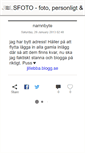Mobile Screenshot of jillsfoto.blogg.se