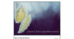 Desktop Screenshot of anotherjennifer.blogg.se