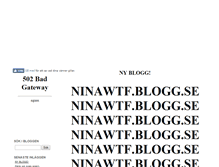 Tablet Screenshot of nijnaas.blogg.se