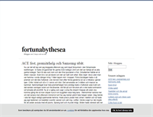 Tablet Screenshot of fortunabythesea.blogg.se