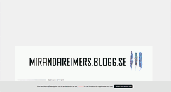 Desktop Screenshot of mirandareimers.blogg.se