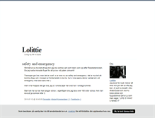 Tablet Screenshot of lolittie.blogg.se