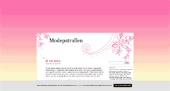 Desktop Screenshot of modepatrullen.blogg.se