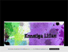 Tablet Screenshot of konstigalilian.blogg.se