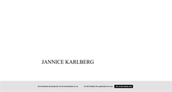Desktop Screenshot of jannicekarlberg.blogg.se
