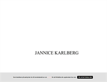 Tablet Screenshot of jannicekarlberg.blogg.se