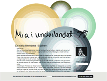 Tablet Screenshot of miaiunderlandet.blogg.se