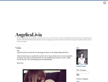 Tablet Screenshot of angelicalivia.blogg.se