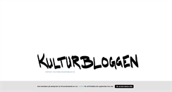 Desktop Screenshot of kulturbloggaren.blogg.se