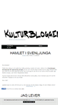 Mobile Screenshot of kulturbloggaren.blogg.se