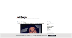 Desktop Screenshot of julialjuger.blogg.se