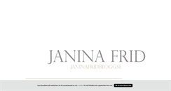 Desktop Screenshot of janinafrid.blogg.se