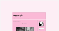 Desktop Screenshot of doggystyle.blogg.se