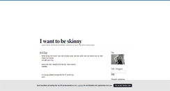 Desktop Screenshot of iwanttobethin.blogg.se
