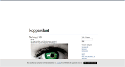Desktop Screenshot of kopparslant.blogg.se