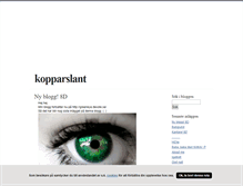 Tablet Screenshot of kopparslant.blogg.se