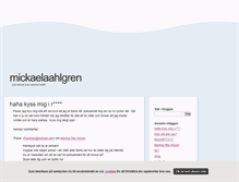 Tablet Screenshot of mickaelaahlgren.blogg.se