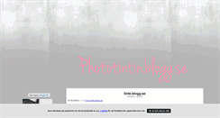 Desktop Screenshot of phototintin.blogg.se